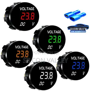Dc Voltage Display Circle 4.5-100v Dc