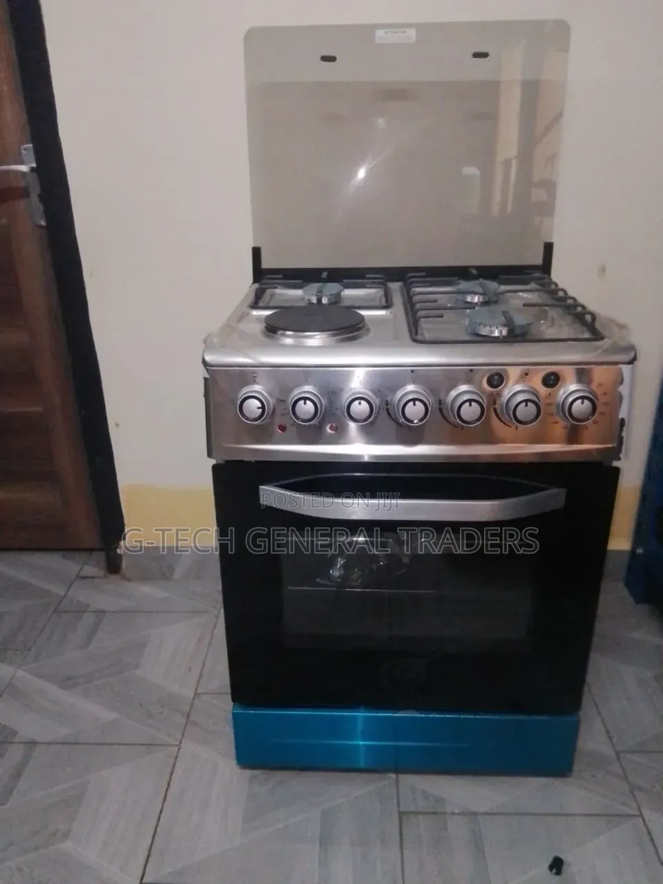 3+1 Sarah-Tech 60x60 Standing Cooker With Rotisserie