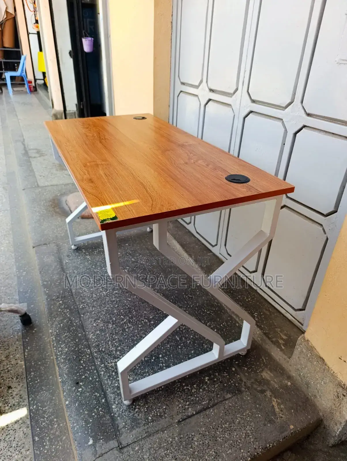 Executive Metallic Study Desk