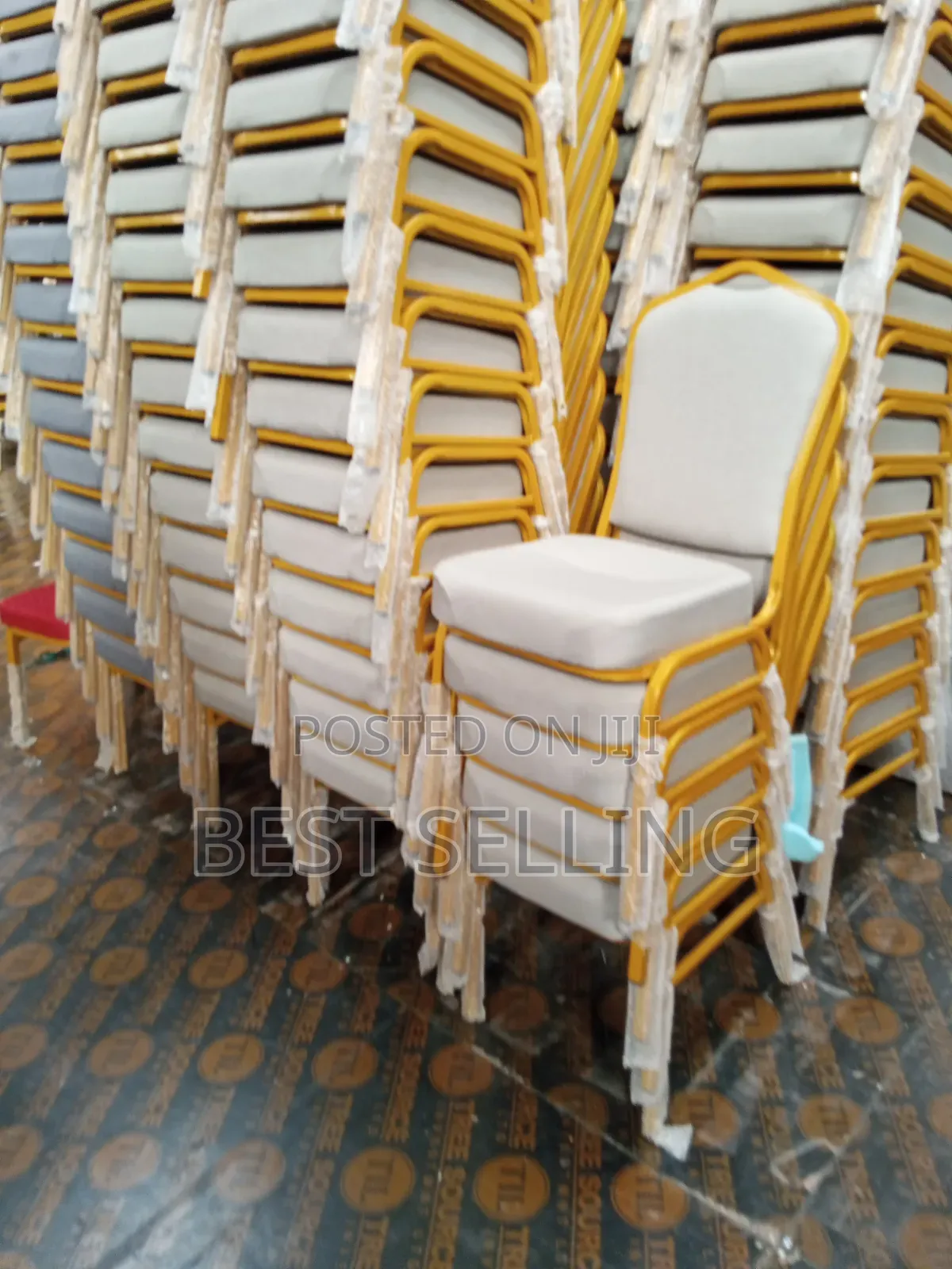 New Look Elegant White Conference Chairs With Heavy Seat and Back