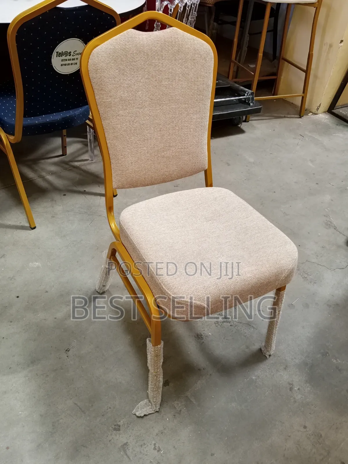 New Look Elegant White Conference Chairs With Heavy Seat and Back