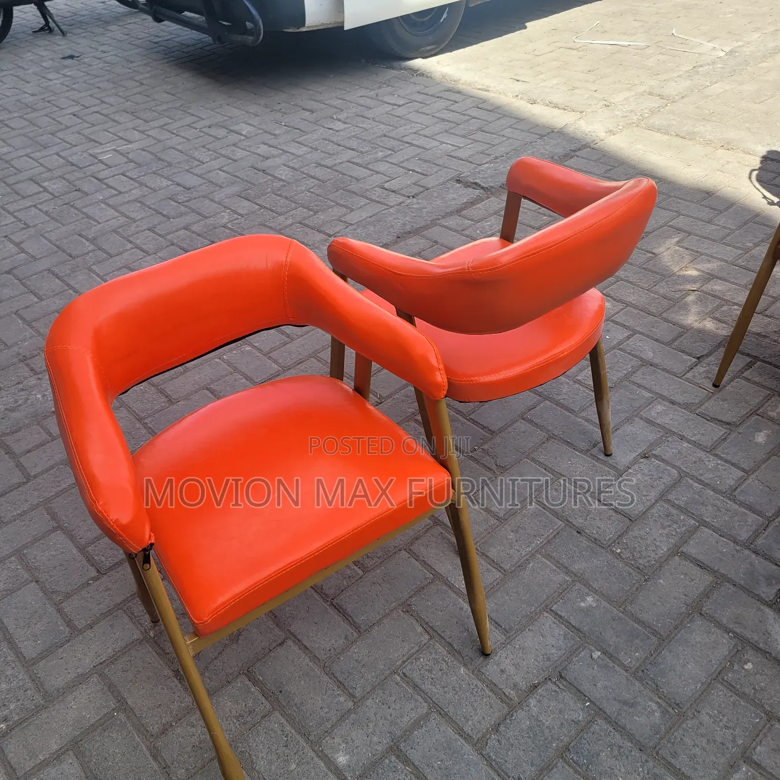 Restaurants Chairs,orange Padded Waiting Chair
