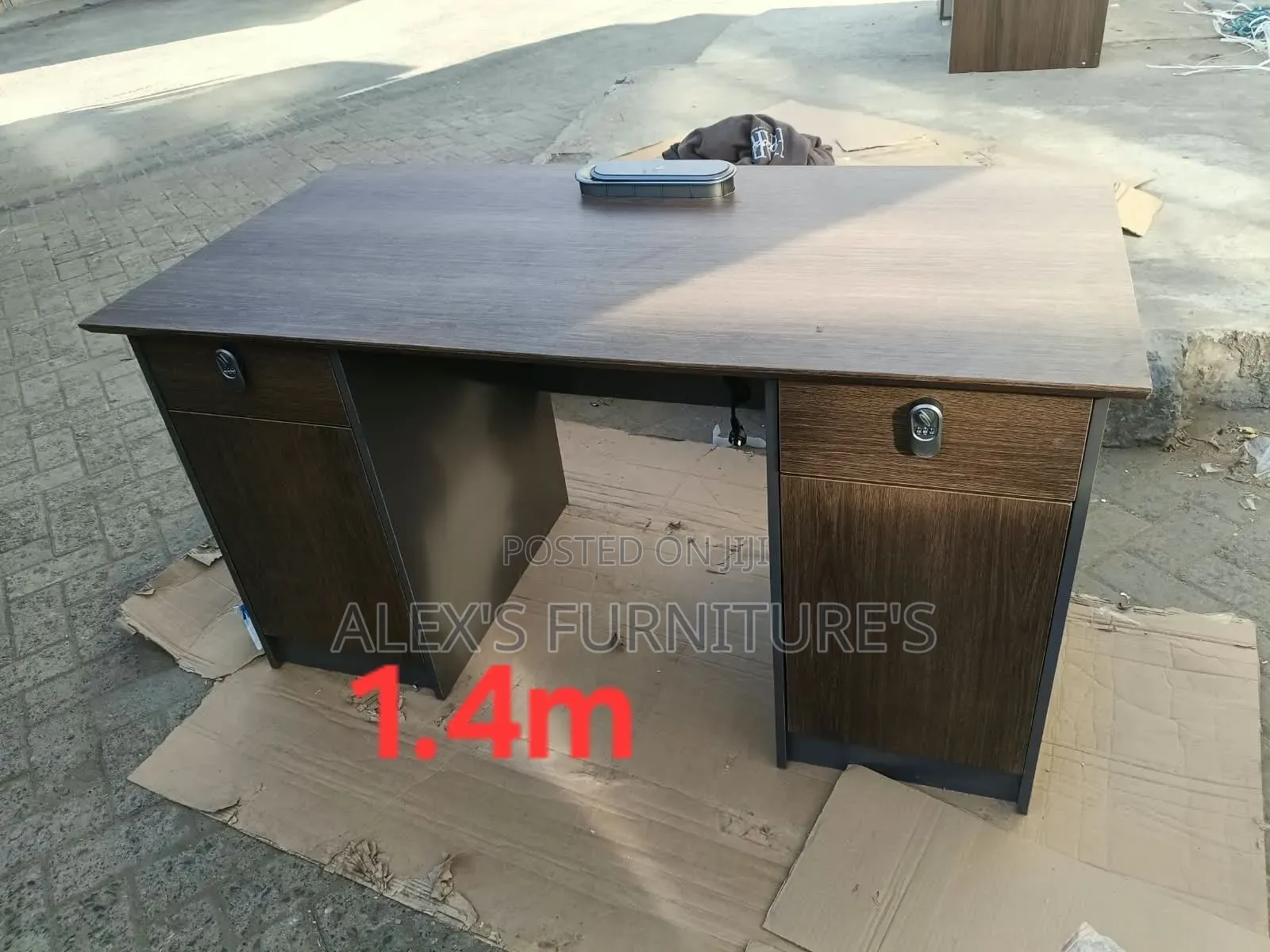 Executive Wooden Office Desk _ Brown