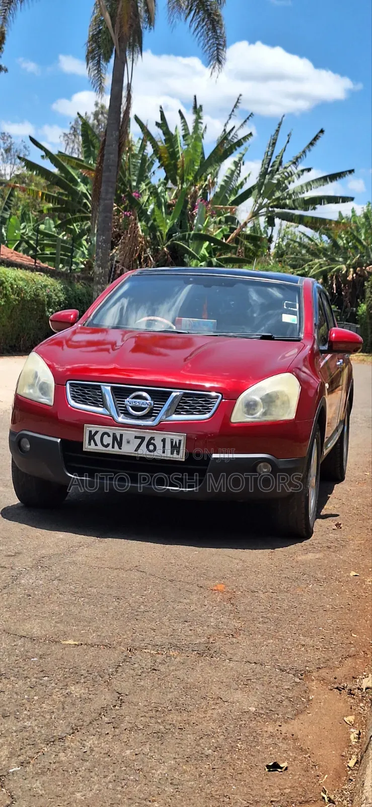 Nissan Dualis 2010 Maroon