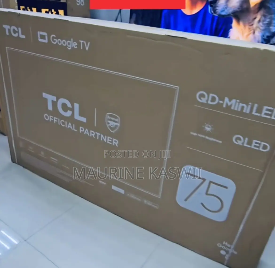 TCL 75” C6k Google Qd-Miniled TV
