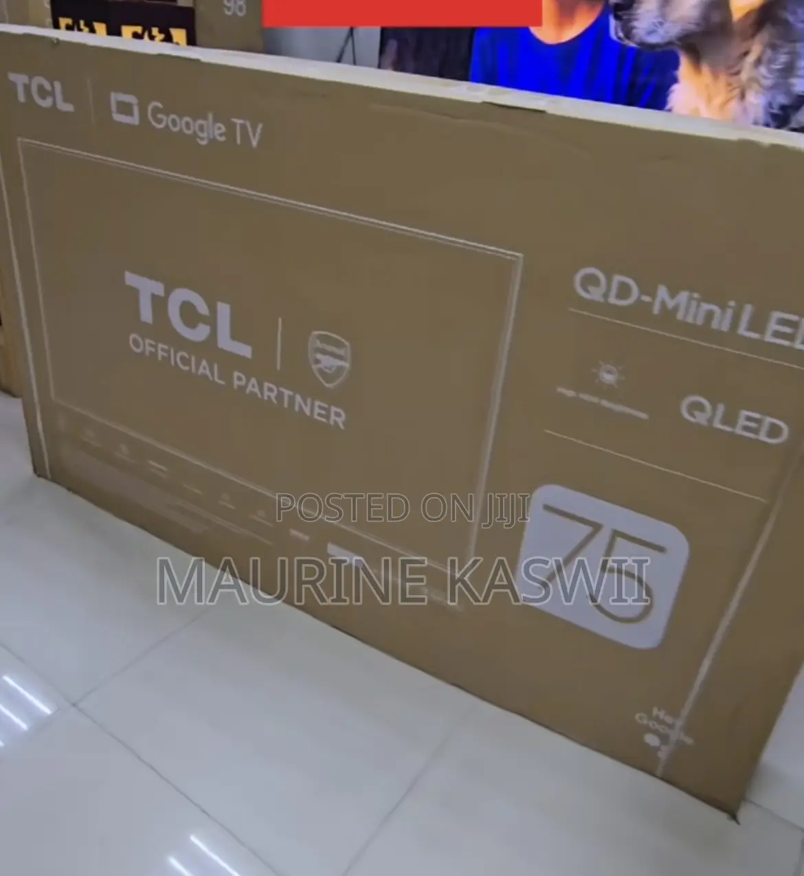TCL 75” C6k Google Qd-Miniled TV