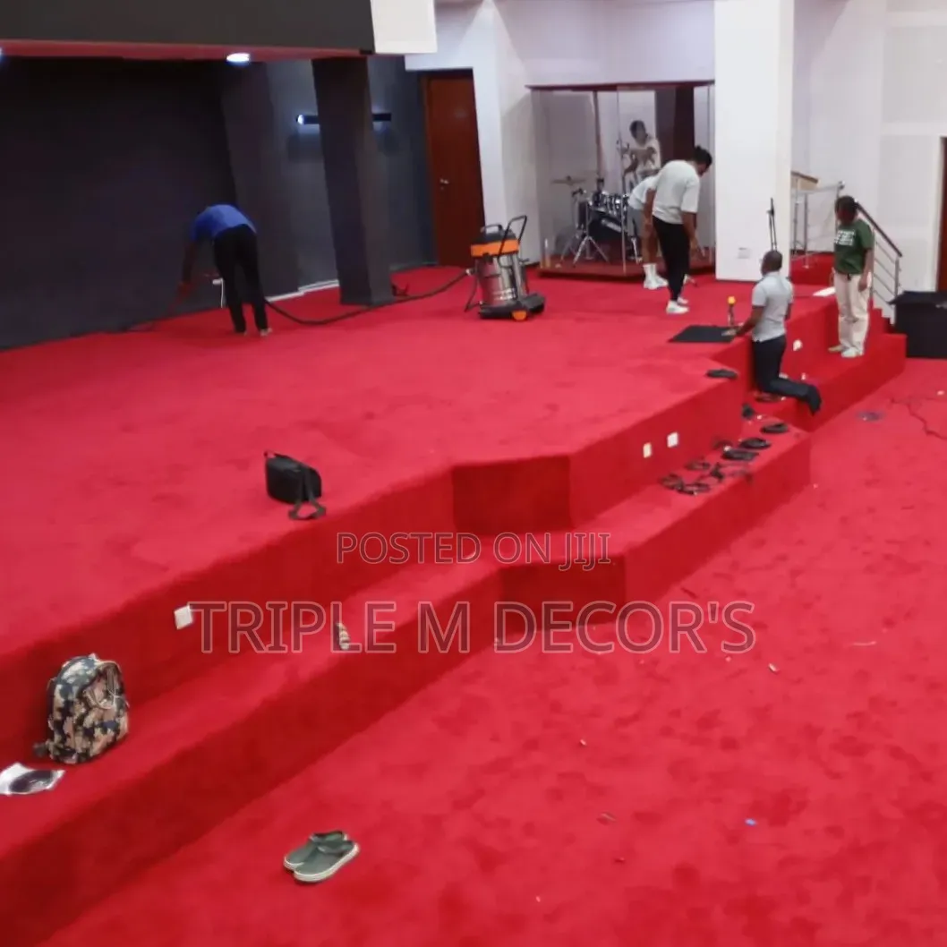 Church Sanctuary Red 4mm Wall to Wall Carpet – Heavy Duty