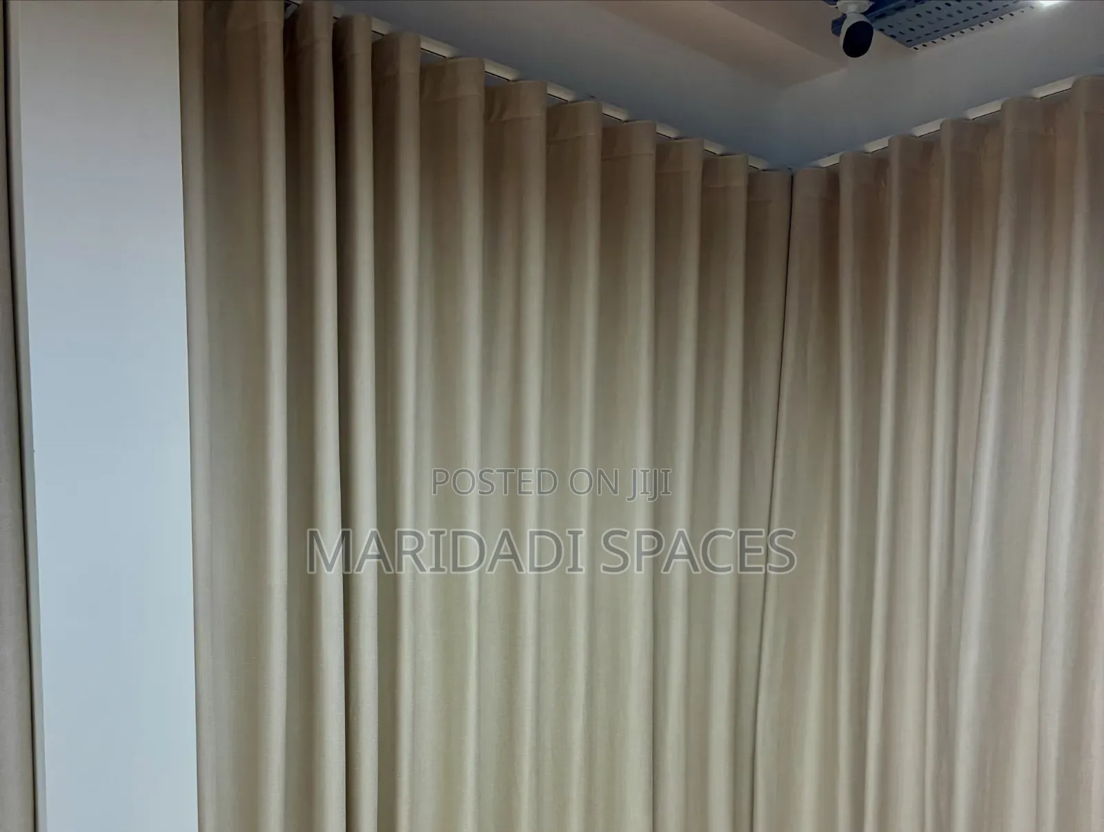 Designer Heavy Curtains Beige in Color for Living Room
