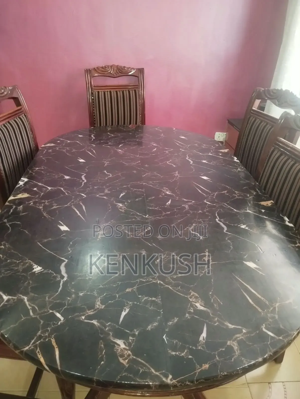 6 Seater Mahogany Dining Set