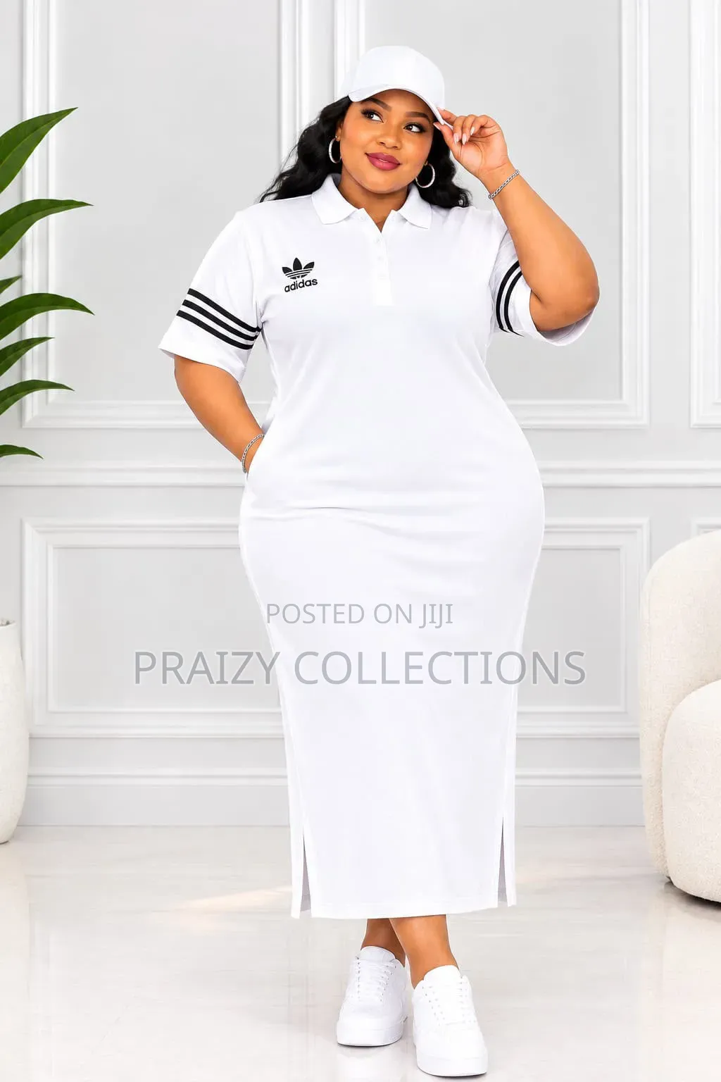 Quality Long Cotton Shirt Dress -Free Size