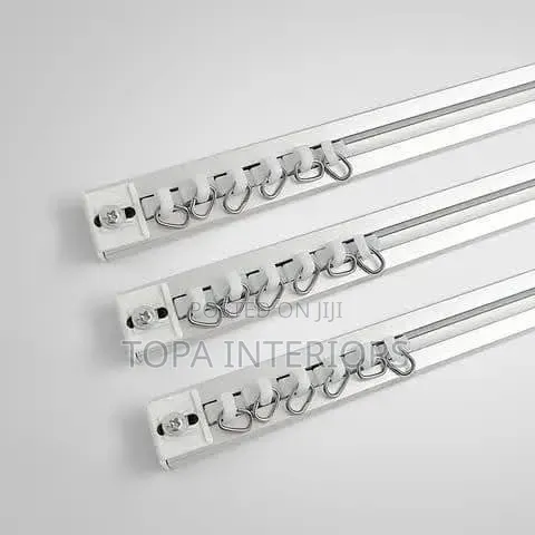 Quality Modern Single Track Straight Curtain Rail With Accessories