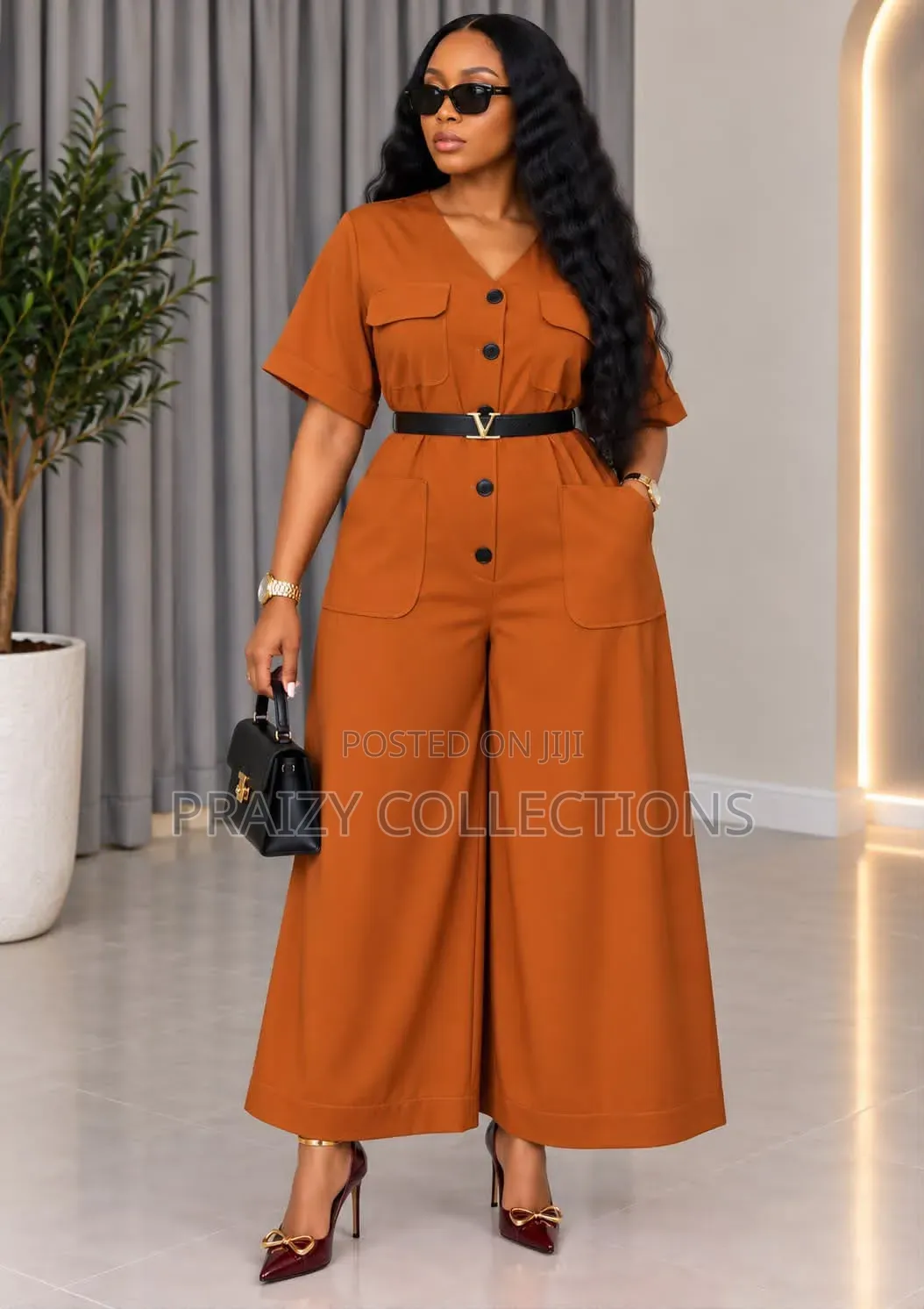 Quality Jumpsuits Comes With Belt