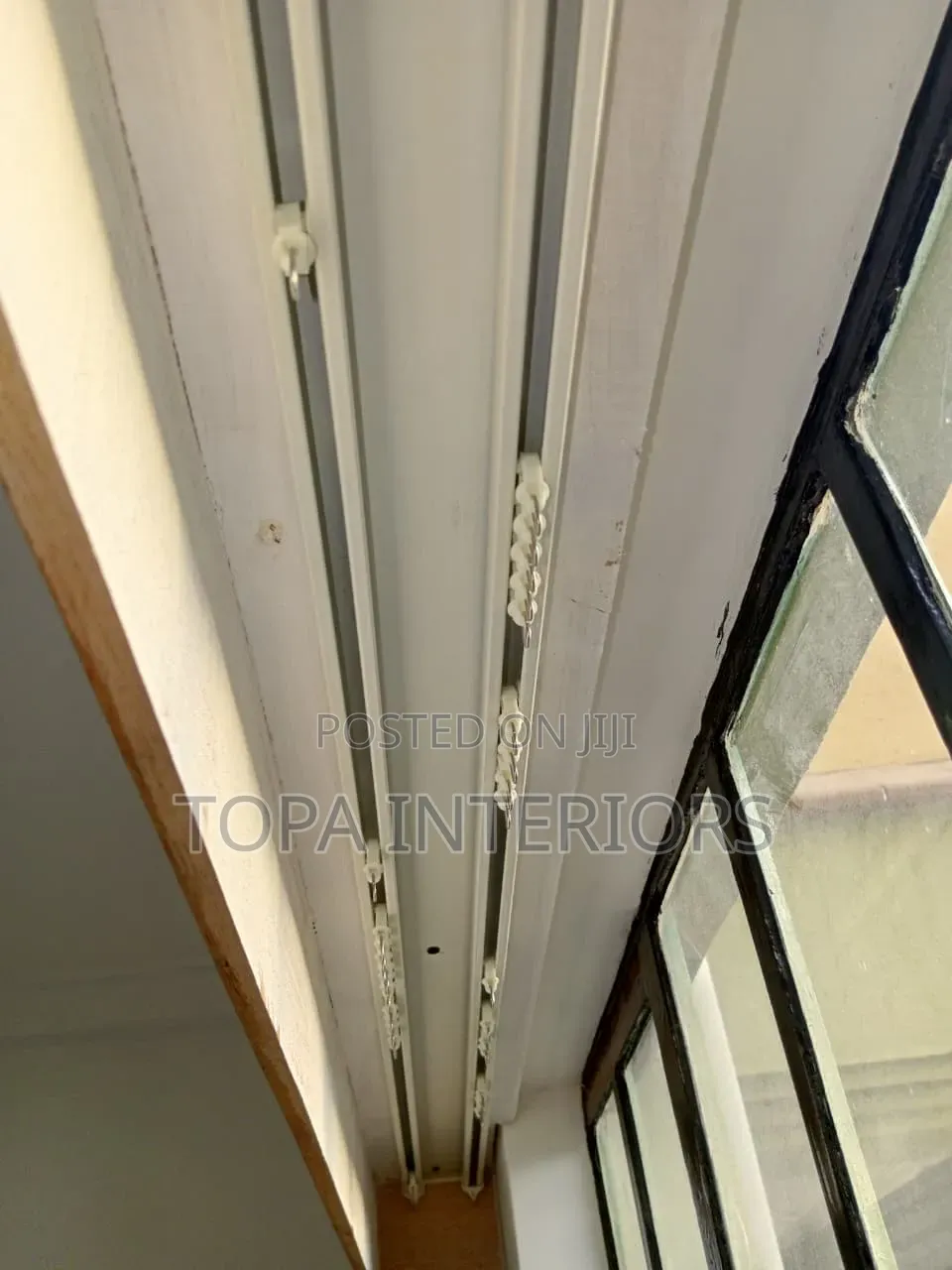 Straight Double Track Durable Heavy Duty Curtain Rail