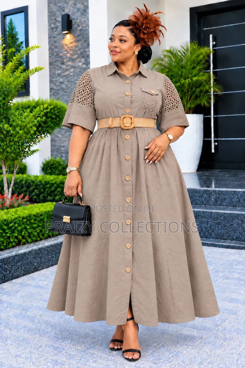 !!New New!! Heavy Linen Dress. Size M-2xl