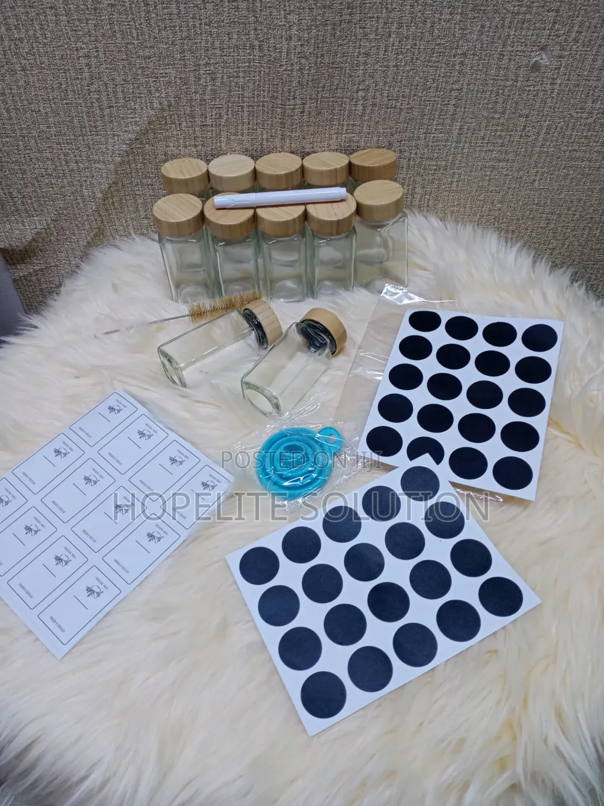 18 PCs Storage Jars