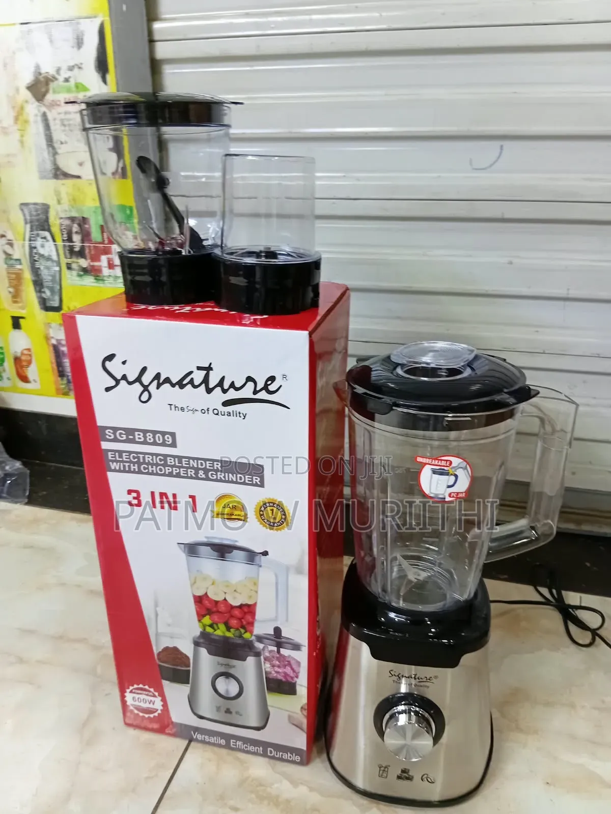 Signature 3in1 Blender 600W SG-B809