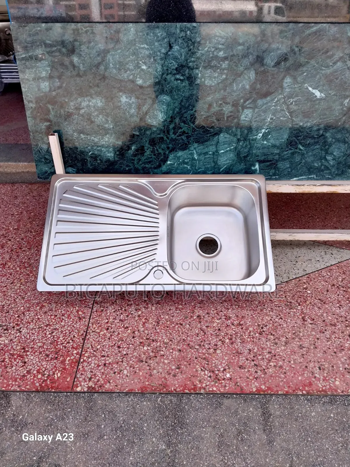 Kitchen Sink Single Plate Single Drain 90by 50