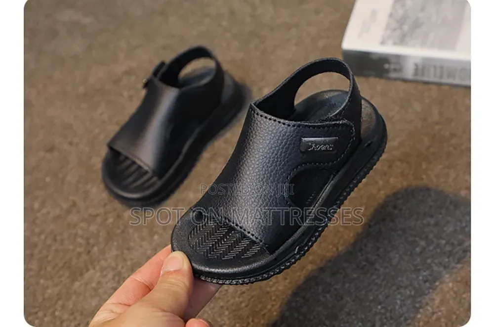 Sandals/Opens for Baby Boys. Sizes 21-36. Black and White Available.
