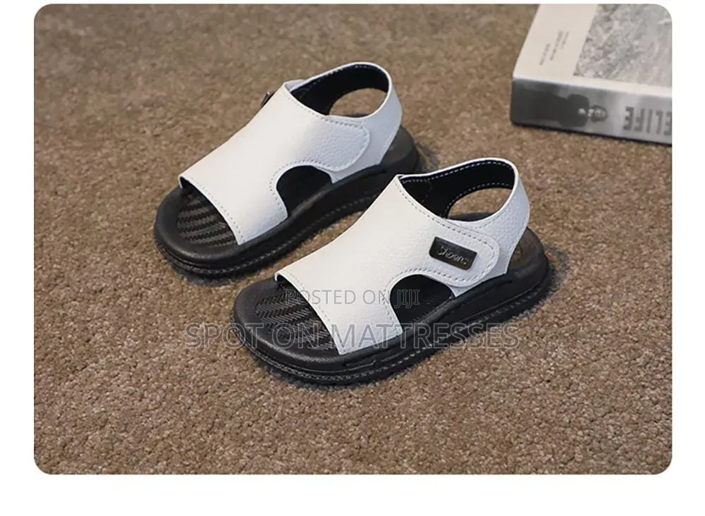 Sandals/Opens for Baby Boys. Sizes 21-36. Black and White Available.