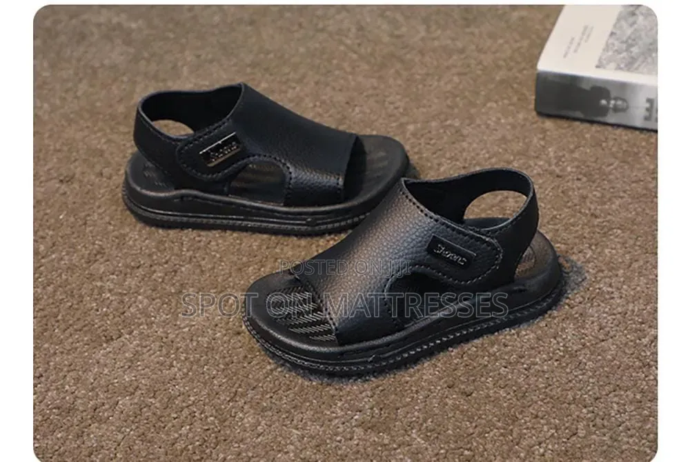 Sandals/Opens for Baby Boys. Sizes 21-36. Black and White Available.