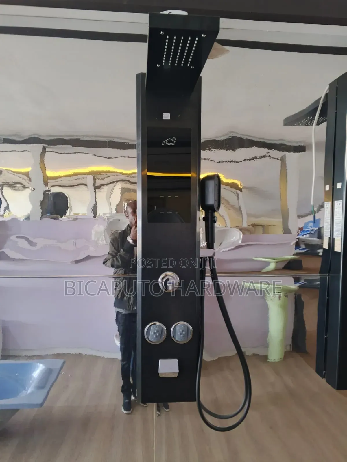 Shower Mixer Panel With Instant Pump Heater