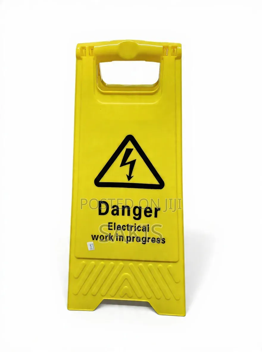 'Danger~Electrical Work in Progress' Double Sided Sign. Free Delivery