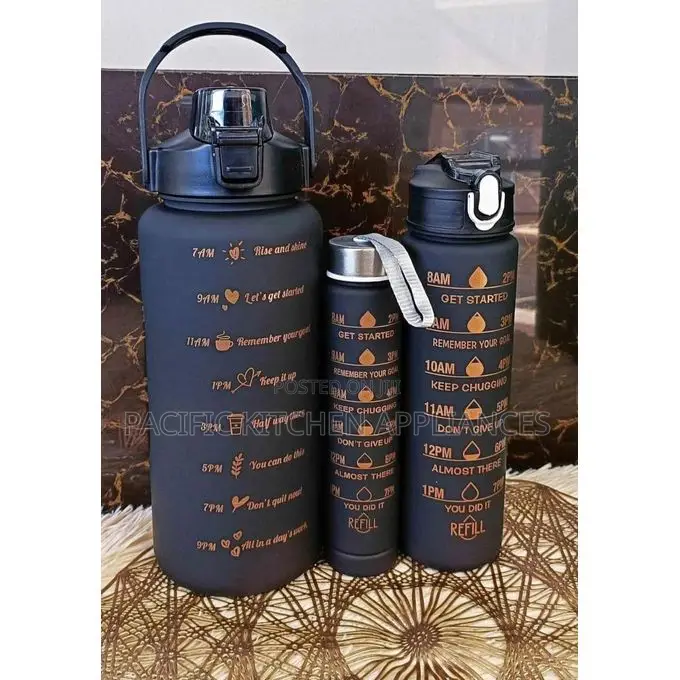 3 in 1 Water Bottle Pack of 3 Water Bottles