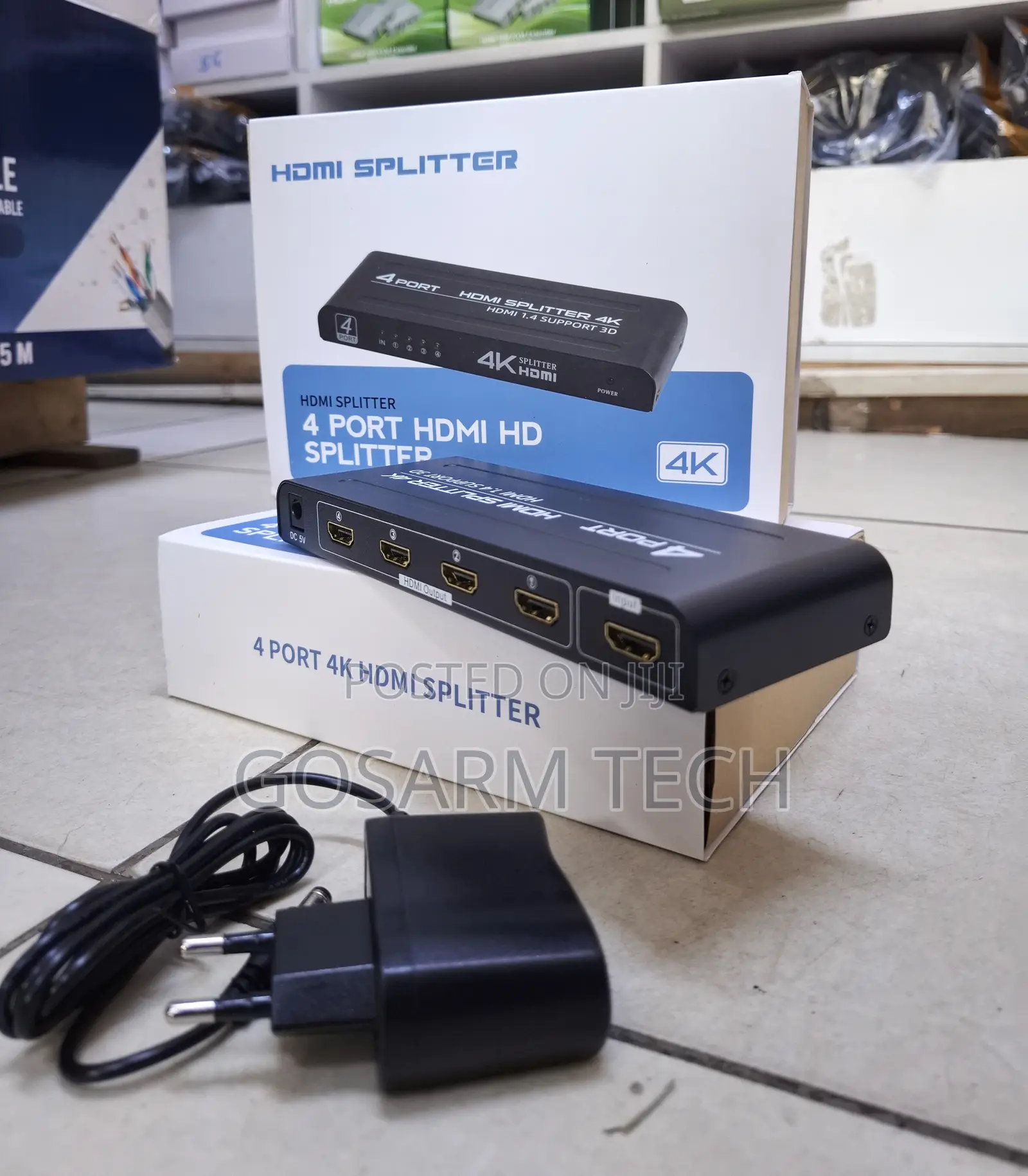 4-Port HDMI Splitter 1 in 4 Out Audio Video