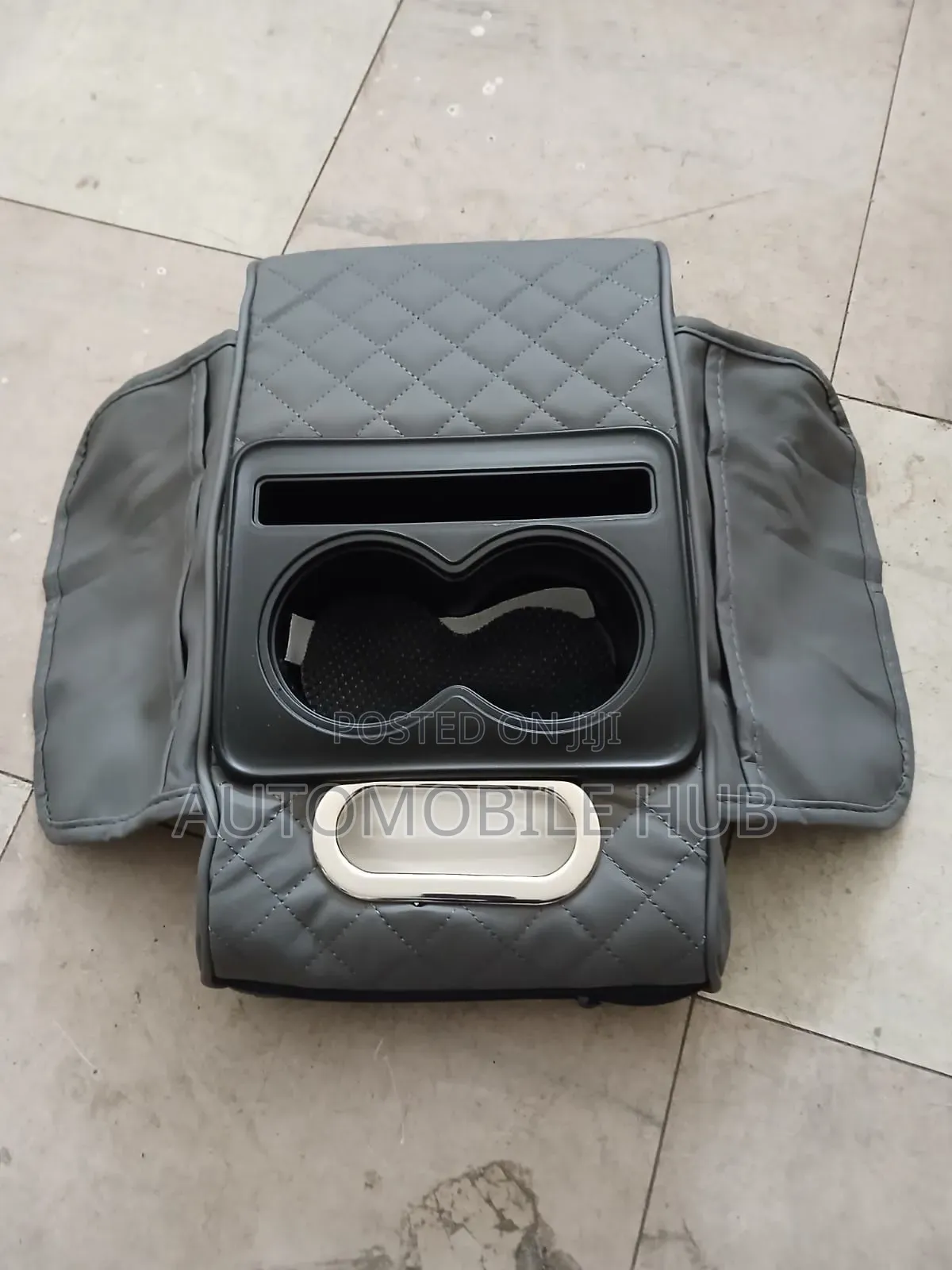Universal Black Car Armrest Organizer / Console Box – Fits All Cars