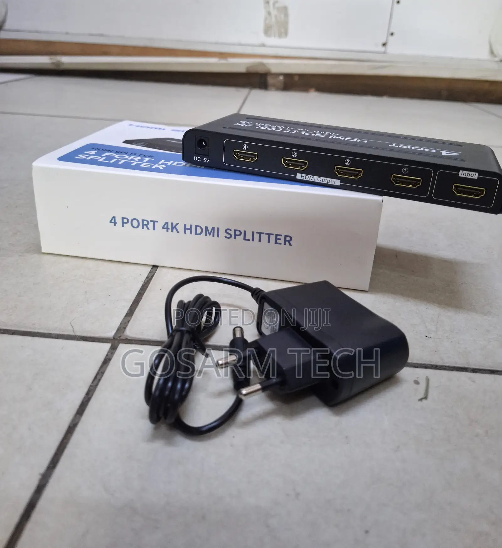 Premium 4-Port HDMI Splitter – Smooth Video Sharing, No Lag