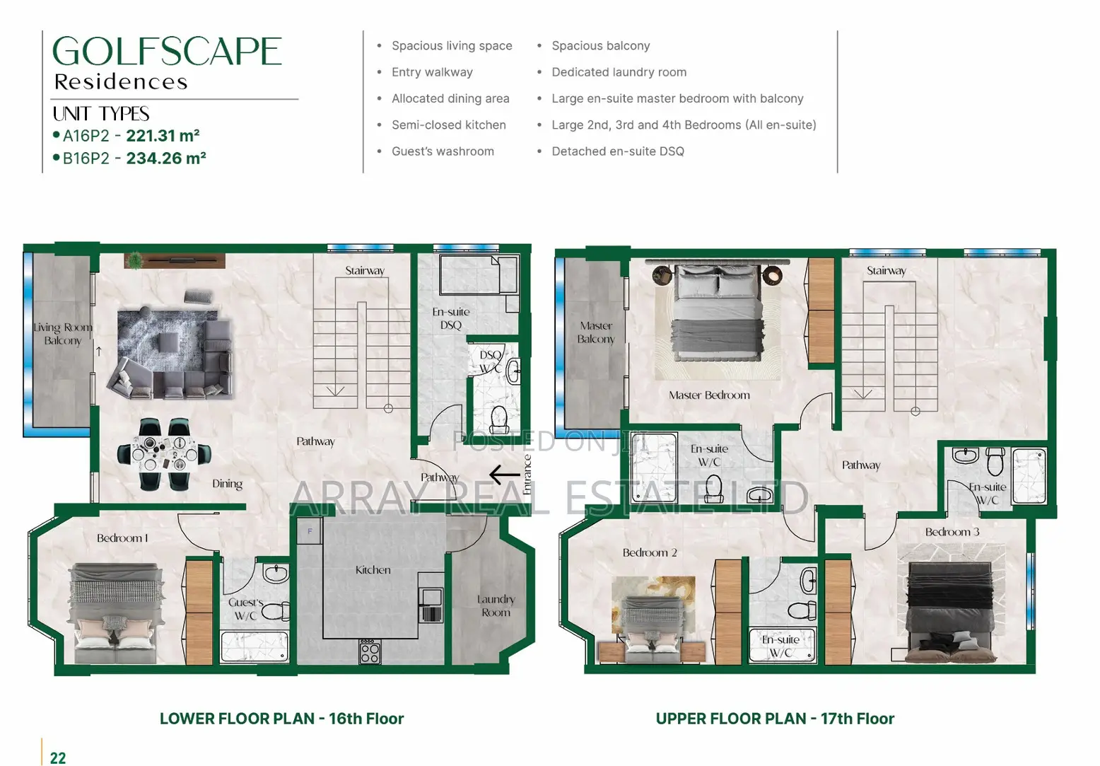 1bdrm Apartment in Golfscape Residence, Hurlingham for sale