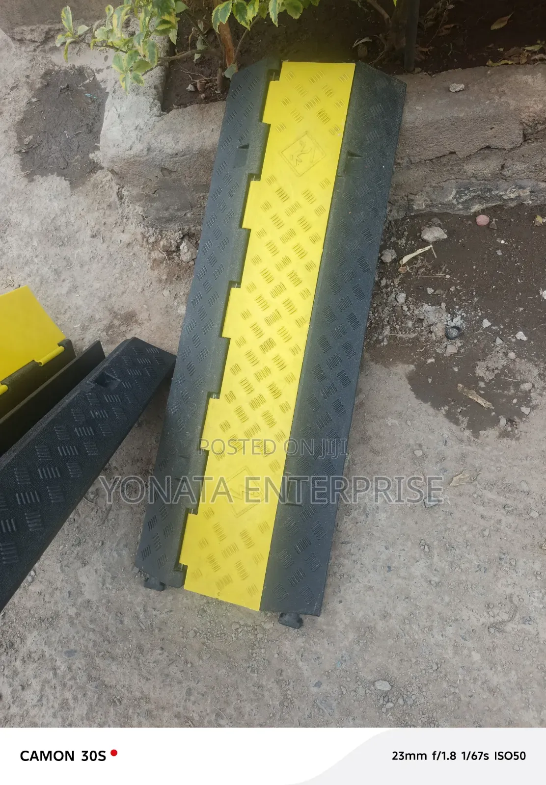 Outdoor 2-Channel Rubber Cable Protector (Heavy Duty)
