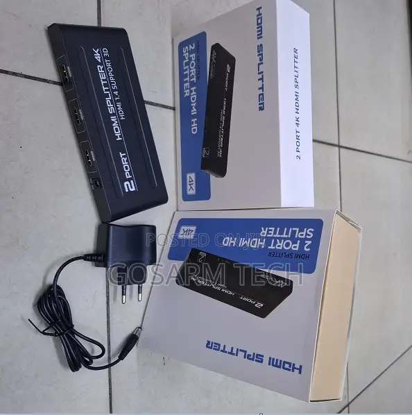 2 Port HDMI Splitter 1×2 High-Performance Video HDMI Splitter