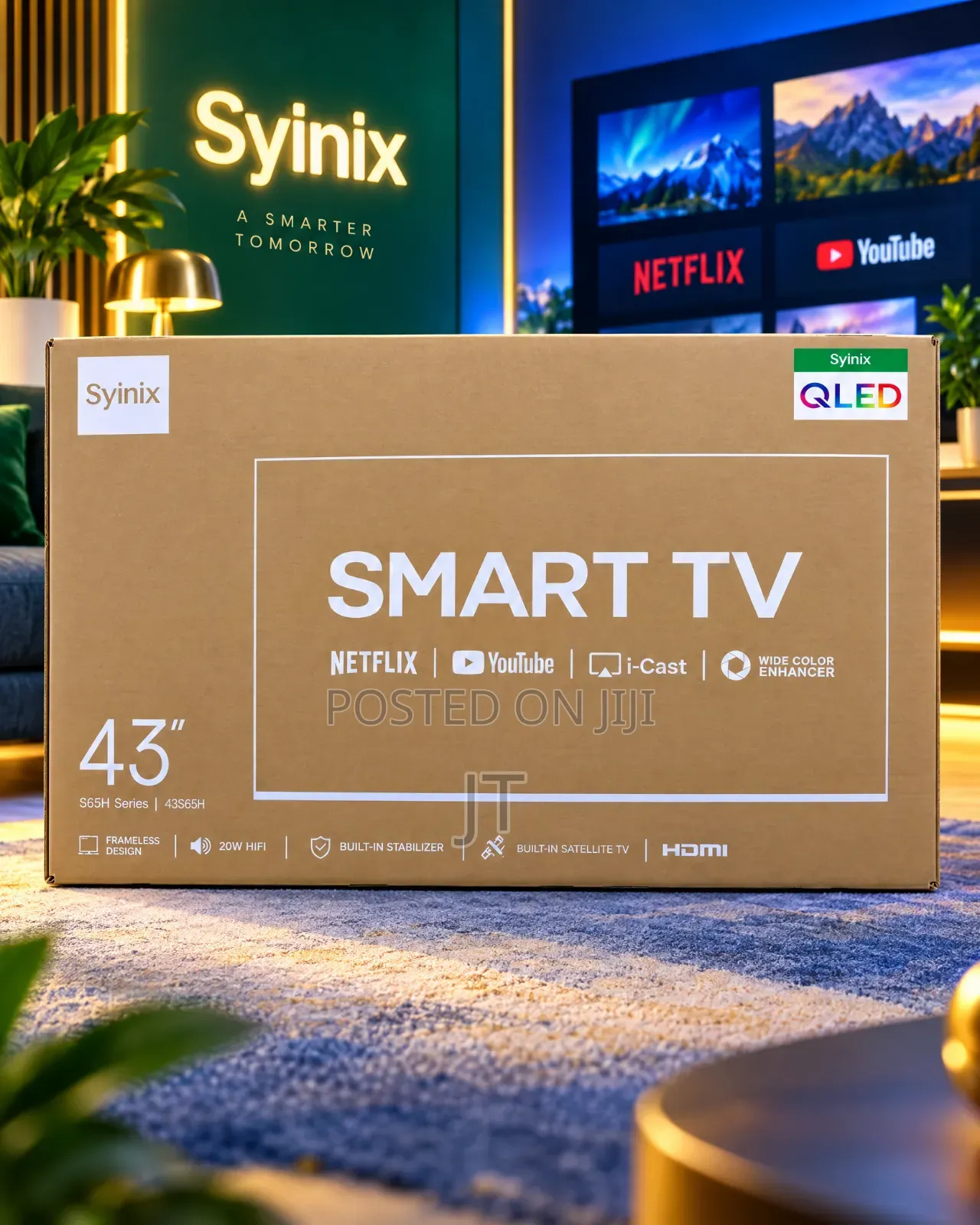 Synix 43" Smart TV QLED S65H