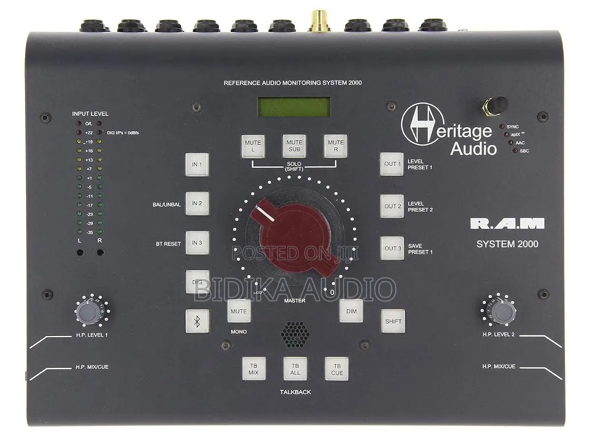 Heritage Audio RAM System 2000 Desktop Monitoring