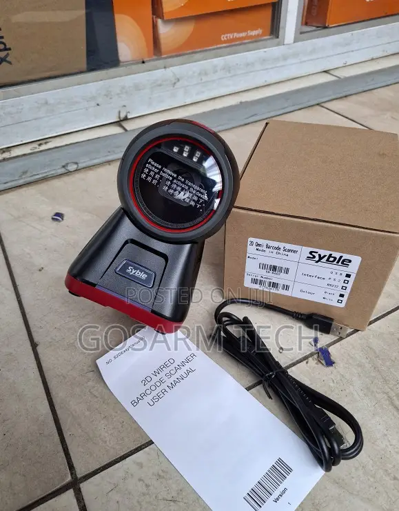 Syble Xb-8602 Desktop Barcode Scanner Table Mount 2d Scanner