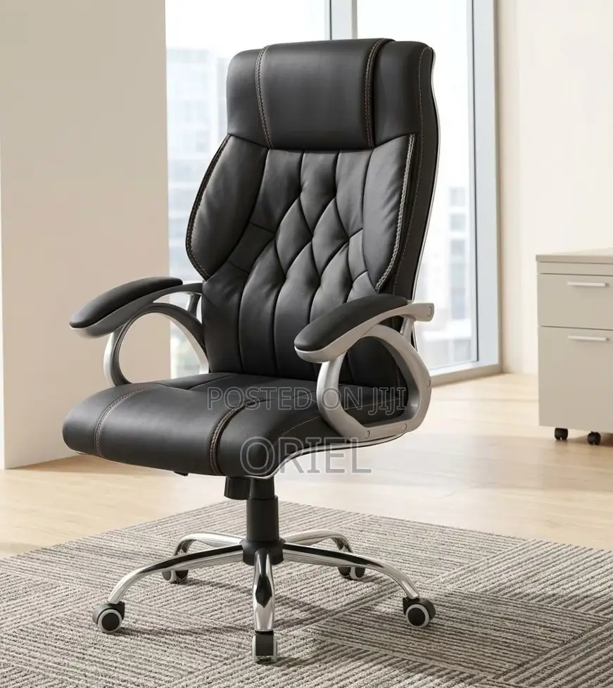 Office Chair : High-Quality Ergonomic Executive Leather Office Chair
