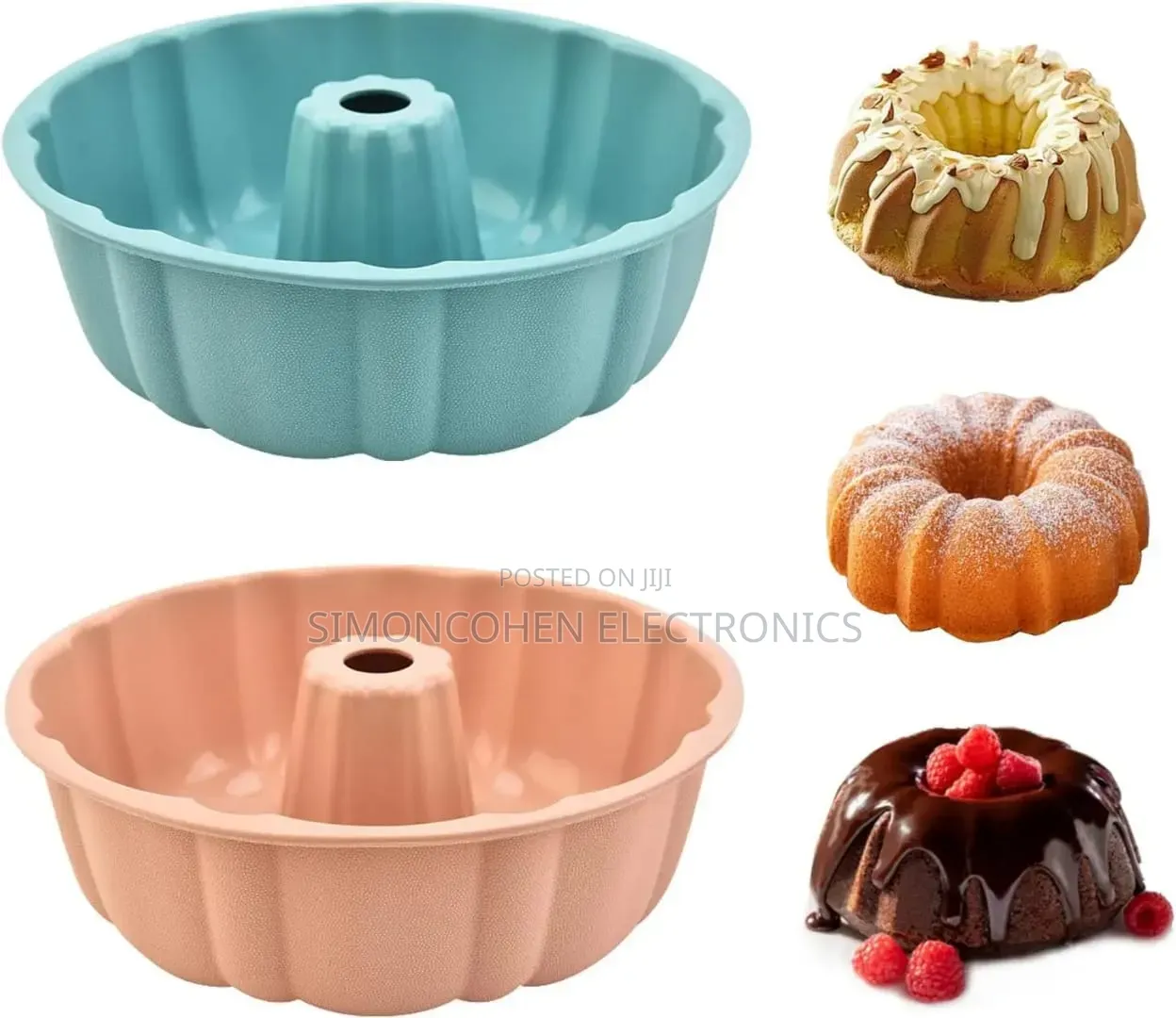 3D Donut Shape Silicon Baking Tin