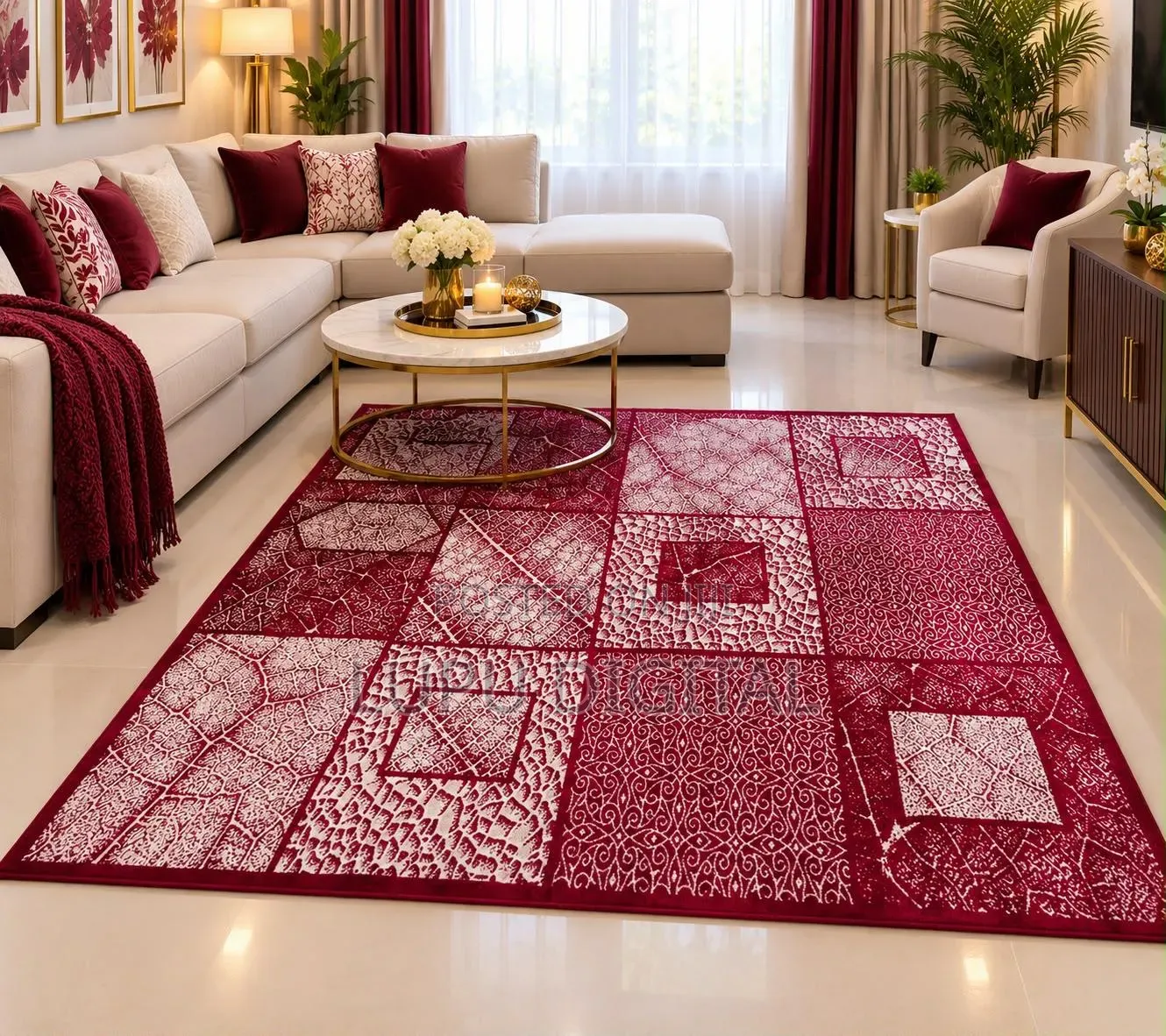 Egyptian Made Quality Carpets. Size: 8 by 11