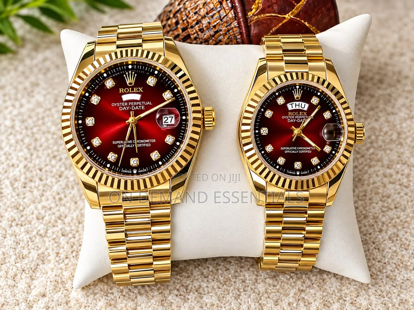 Date Display Couple Rolex Watch
