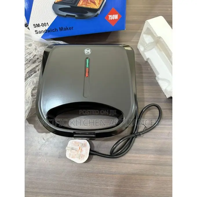 Em ElectroMate Sandwich Maker Toaster 2-Slice Non-Stick
