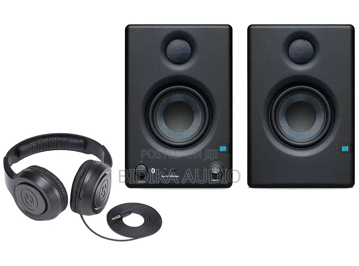 PreSonus Eris E3.5 BT Studio Monitors (Pair) With Headphones