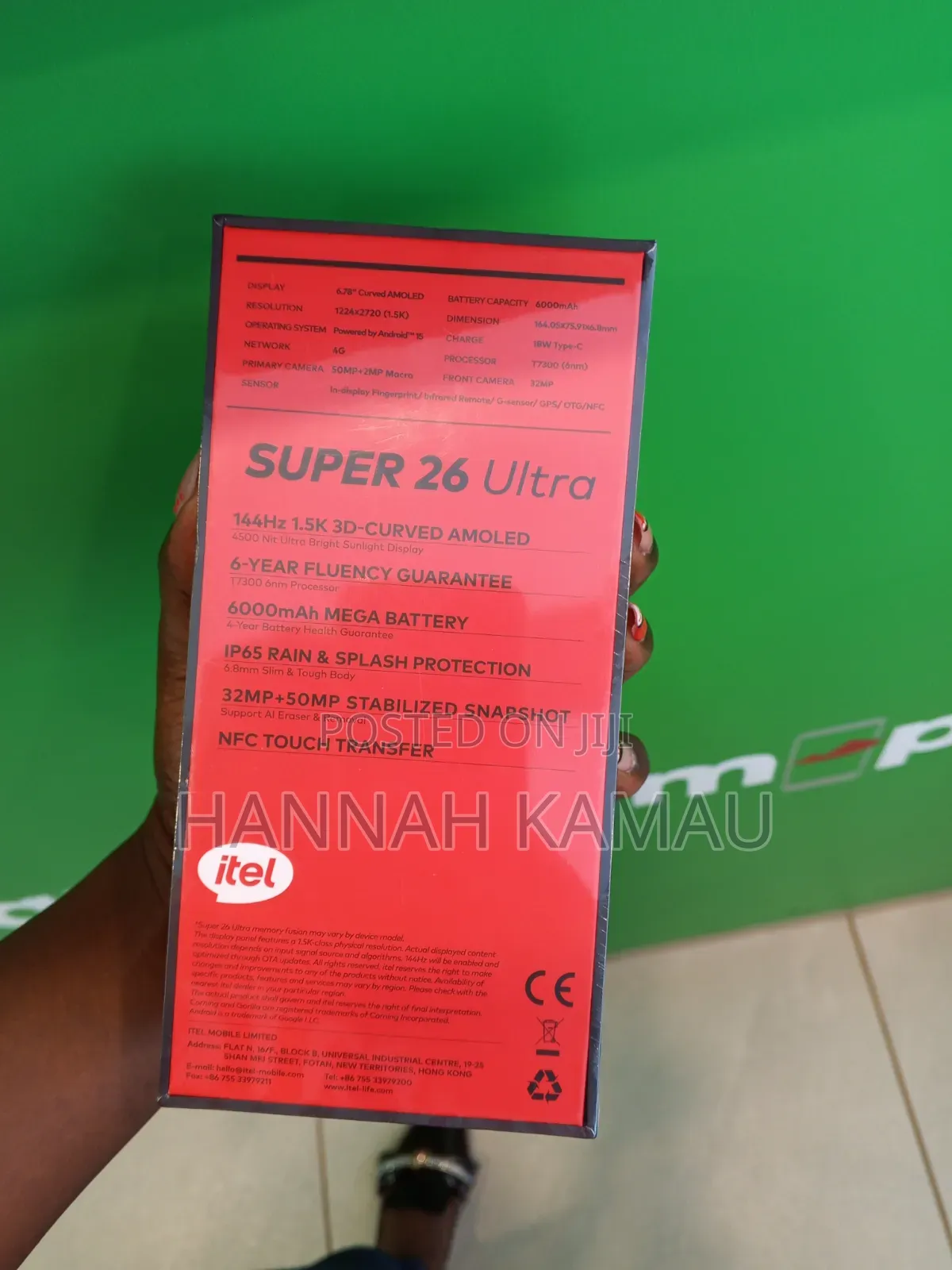 New Itel S26 Ultra 256 GB Gold