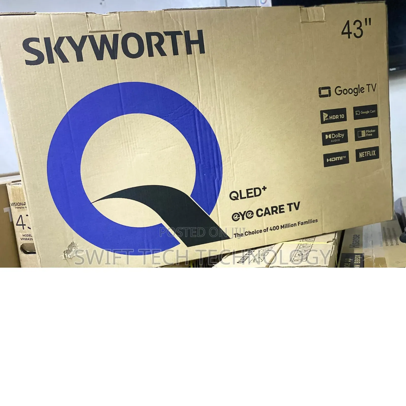 Skyworth 43g6500h, 43" 4k Uhd Google TV