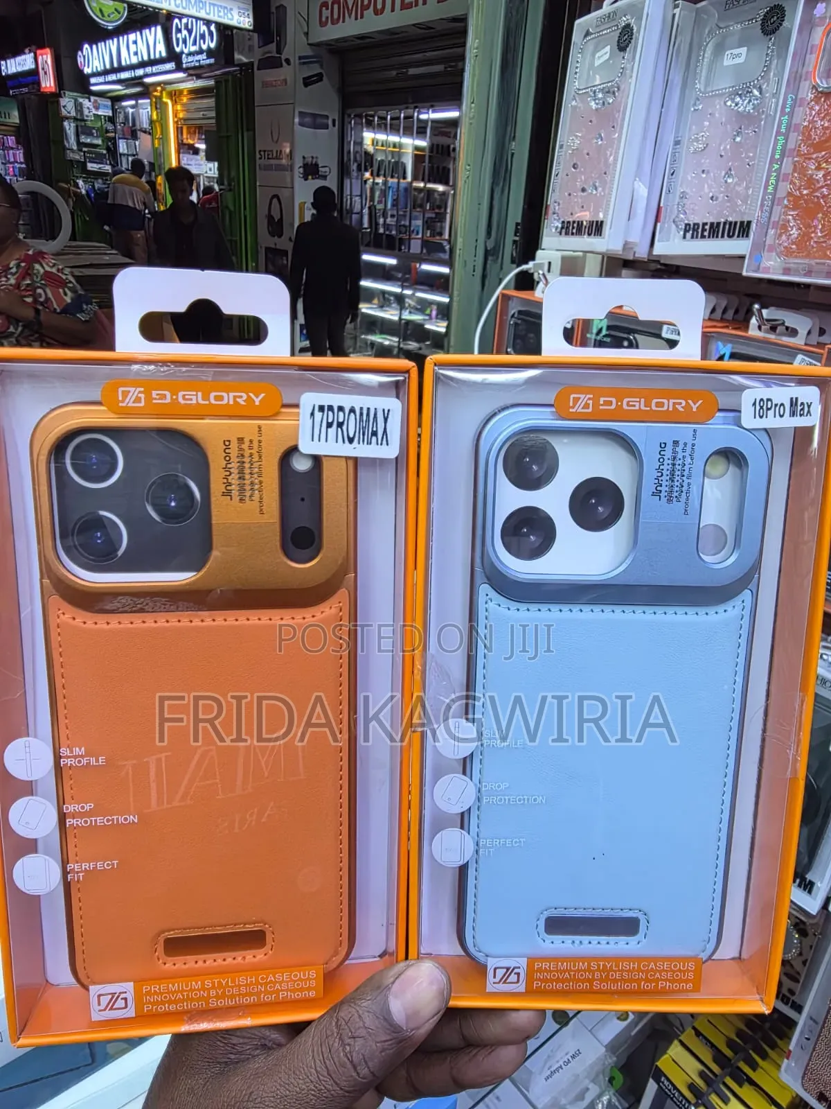 iPhone 18 Pro Max 2 in 1 Leather+ Metal Case
