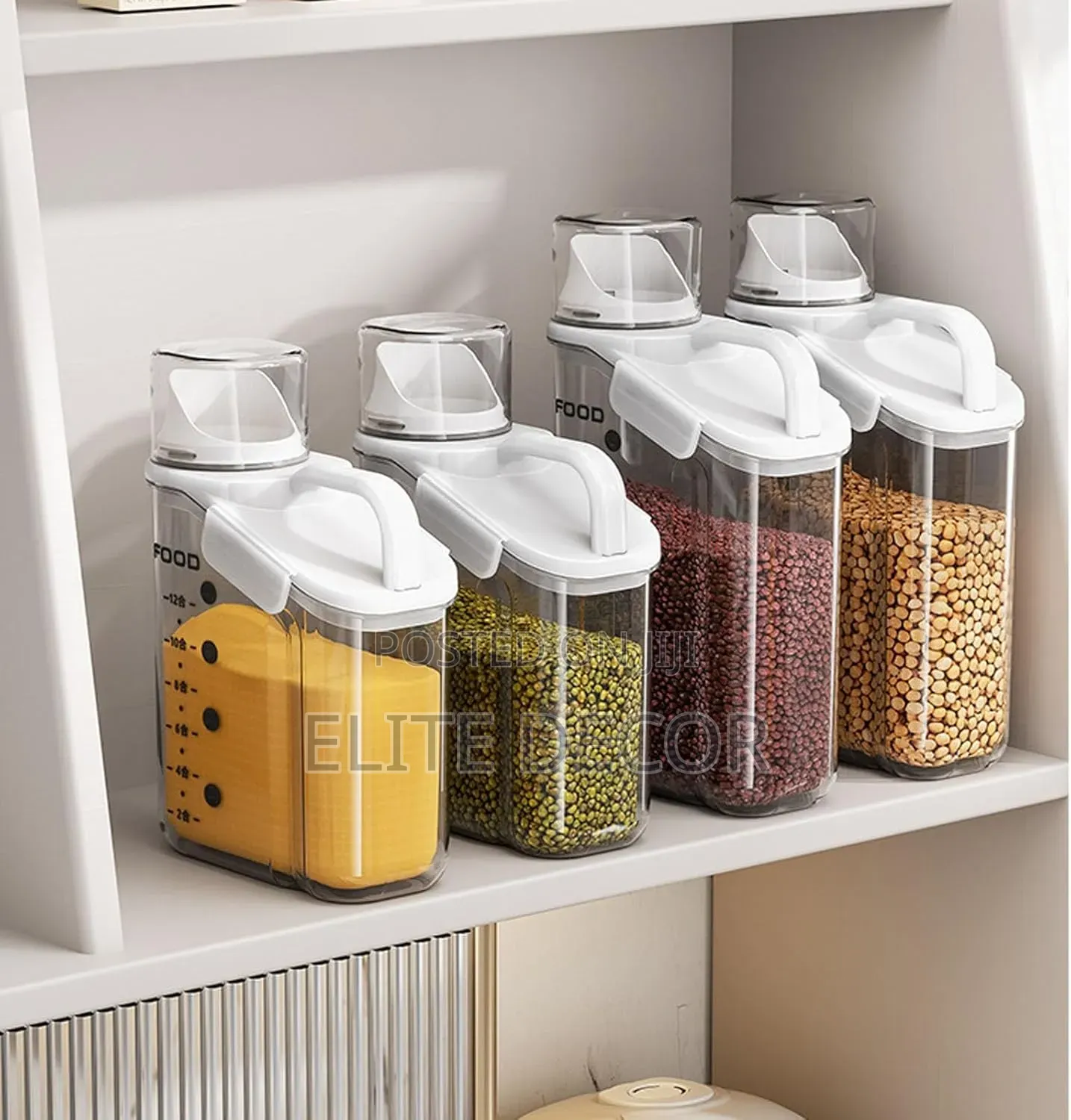 High-Quality Clear Airtight Multipurpose Food Container