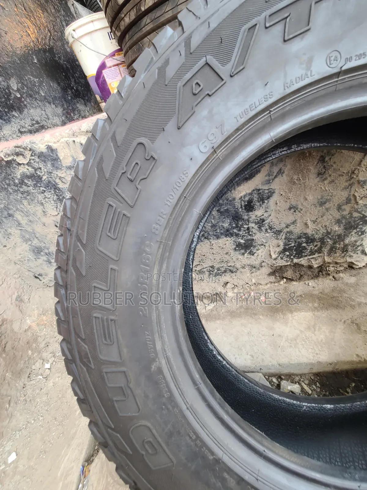 205 R16 C Bridgestone Tires Dueler a/T 697 All-Terrain