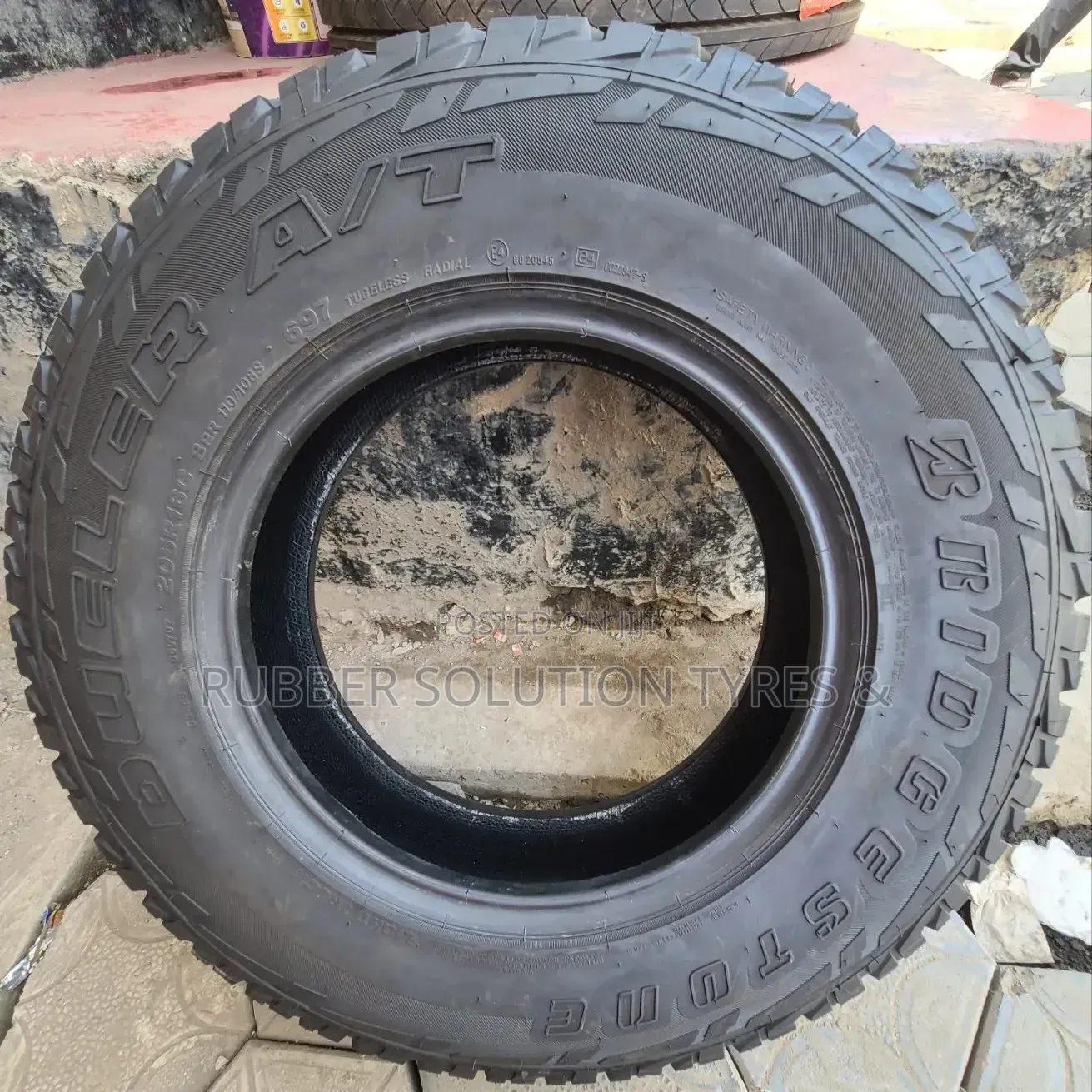 205 R16 C Bridgestone Tires Dueler a/T 697 All-Terrain