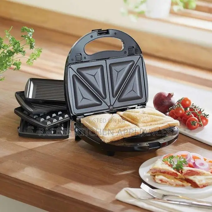 Sokany Durable 3 in 1 Sandwich Grill Waffle Maker.