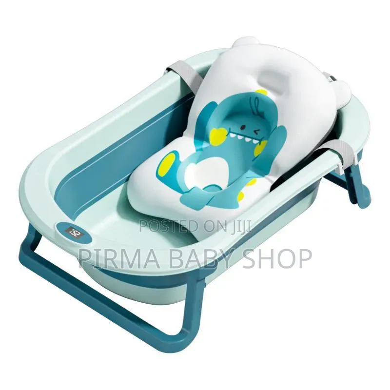Foldable Bathtub With Bath Sponge